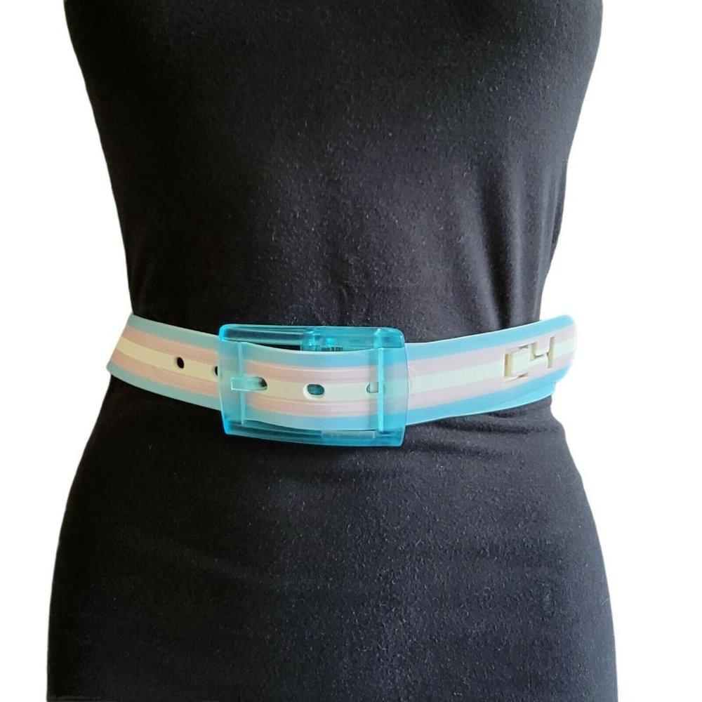 C4 Belt Unisex Stripe Pastel Blue Pink O/S Choose Your Color Choose your Charity